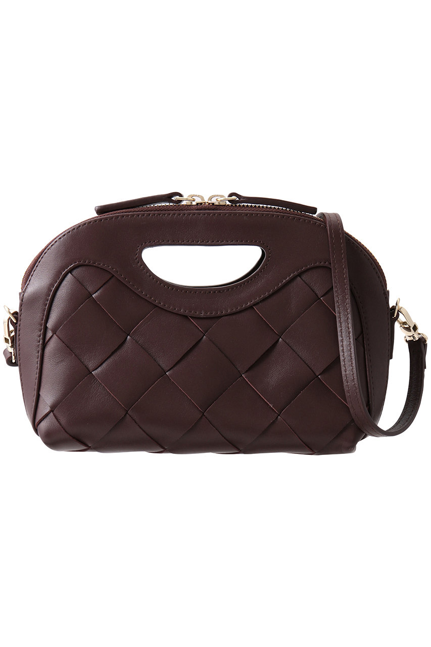 PELLICO ANELLI INTRECCIATO MINIME 2wayハンドバッグ (ワイン, F) ペリーコ ELLE SHOP PELLICO ANELLI INTRECCIATO MINIME 2wayハンドバッグ (ワイン, F) ペリーコ ELLE SHOP