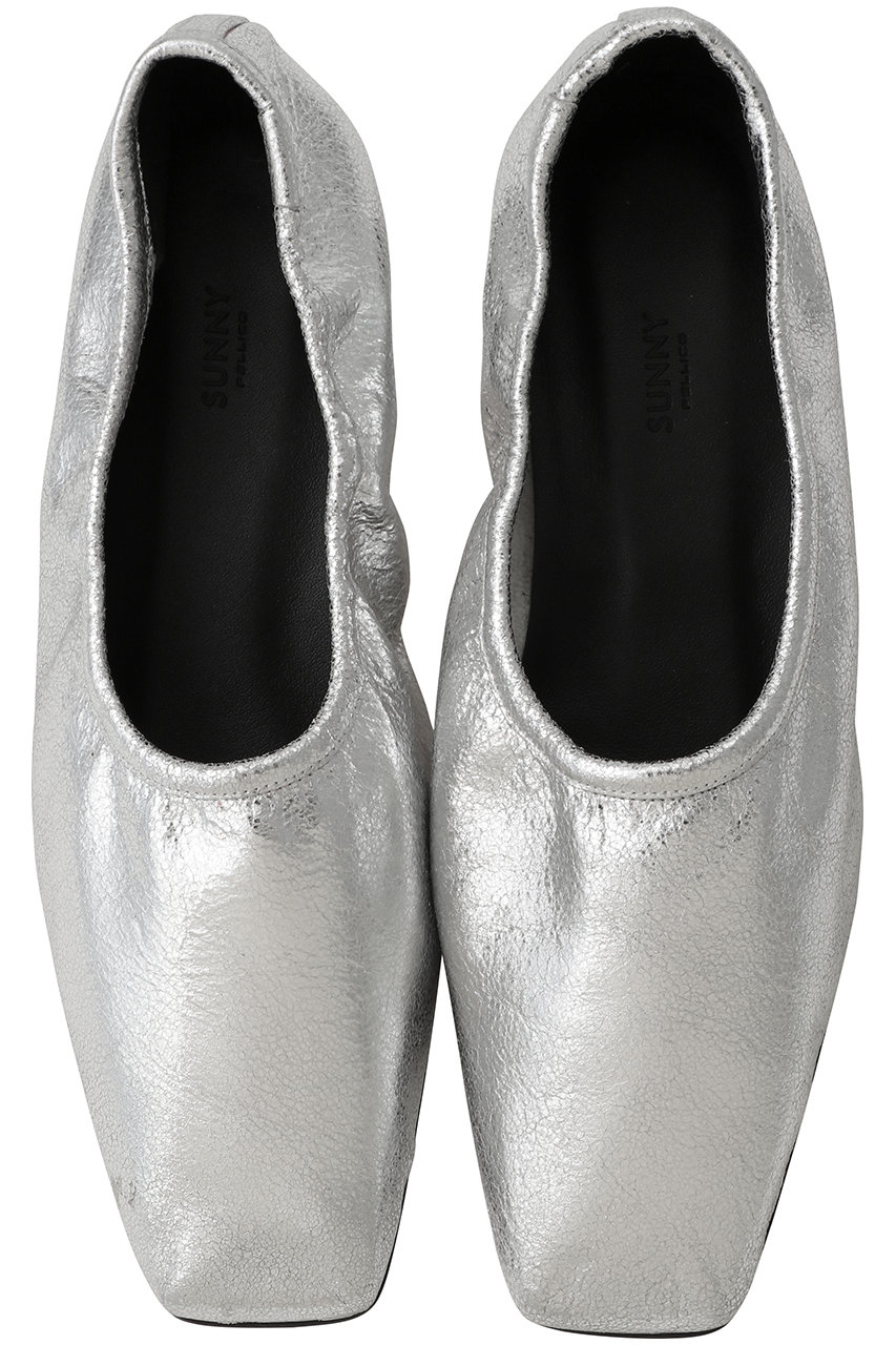 PELLICO 【PELLICO SUNNY】ESPIGA メタリックフラットシューズ (シルバー, 39(26)) ペリーコ ELLE SHOP PELLICO 【PELLICO SUNNY】ESPIGA メタリックフラットシューズ (シルバー, 39(26)) ペリーコ ELLE SHOP