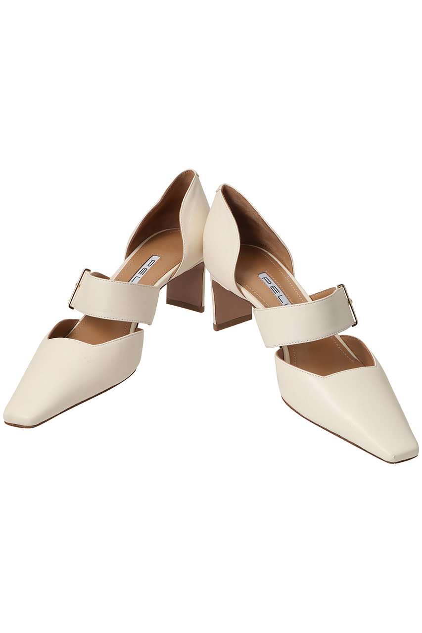 PELLICO(ペリーコ)｜DAMA ベルテッドパンプス/バニラ の通販｜ELLESHOP