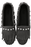 【PELLICO SUNNY】SACO スタッズ付きフリンジモカシン