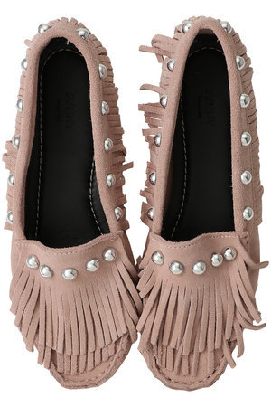 ペリーコ/PELLICOの【予約販売】【PELLICO SUNNY】SACO スタッズ付きフリンジモカシン(130400/130403)