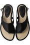【予約販売】【ELLE SHOP限定】【PELLICO SUNNY】ジュートソールトングサンダル ペリーコ/PELLICO ブラック