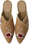 【ETRO×Castaner】ROSANA ETRO フラワー刺繍フラットミュール カスタニエール/Castaner トースト
