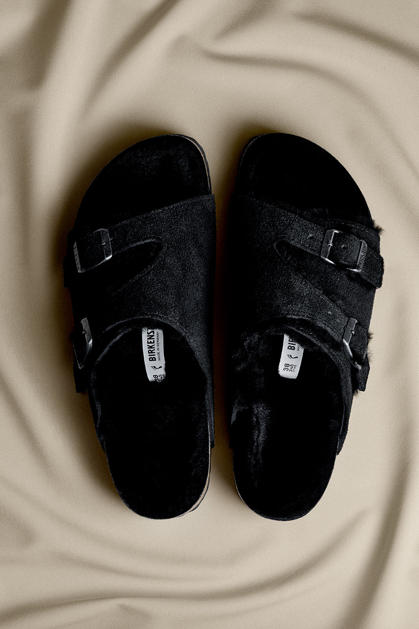 BIRKENSTOCK(ビルケンシュトック)｜Zurich(Suede Shearing)/ブラック