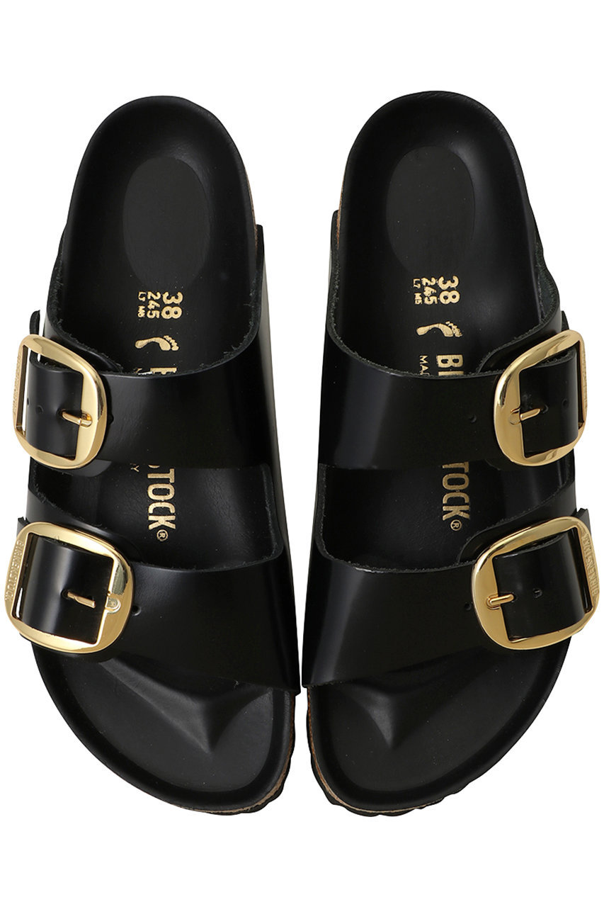 ビルケンシュトック/BIRKENSTOCKの【予約販売】Arizona Big Buckle(Natural Leather Patent)(ブラック/1031873)