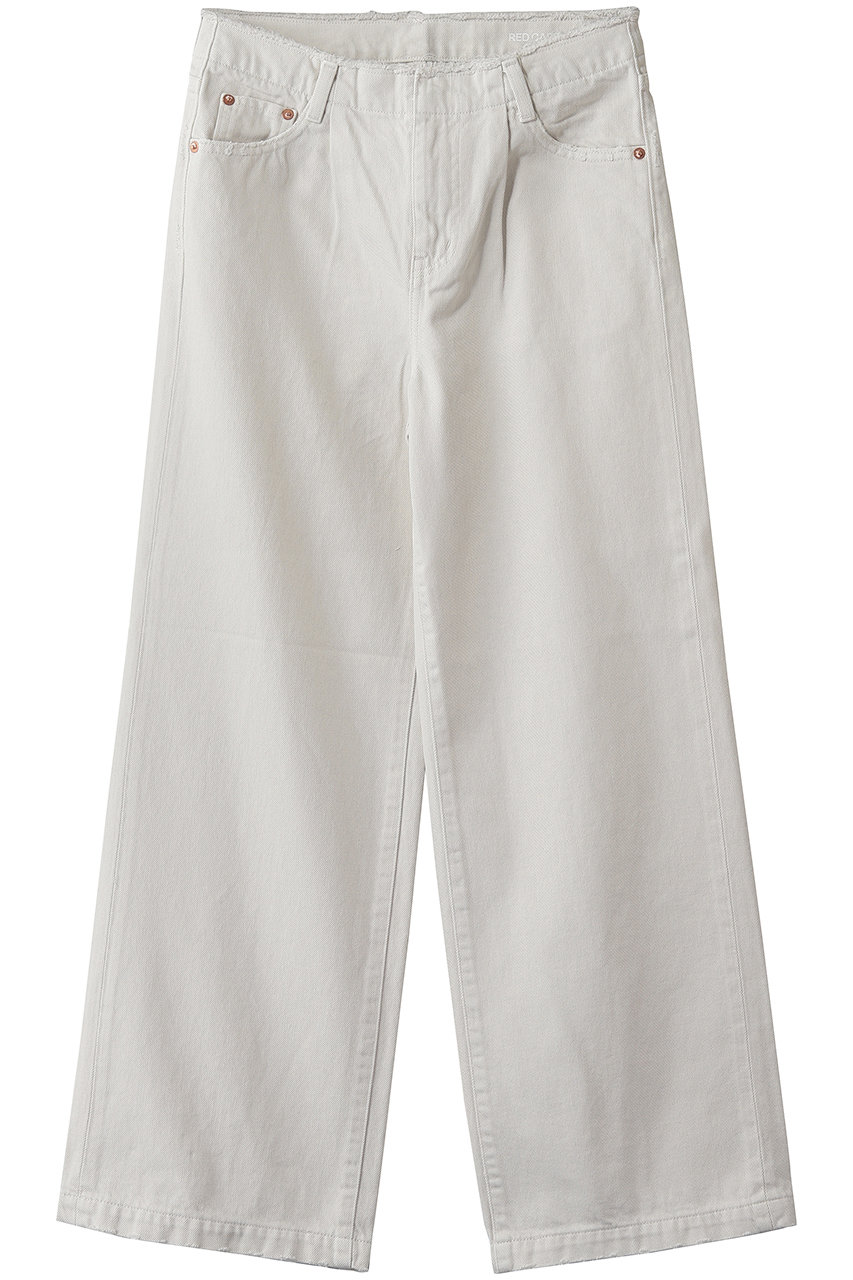 レッドカード トーキョー/RED CARD TOKYOのEdit ワイドストレートデニムパンツ(Used Grayish White/73W13701ugw)