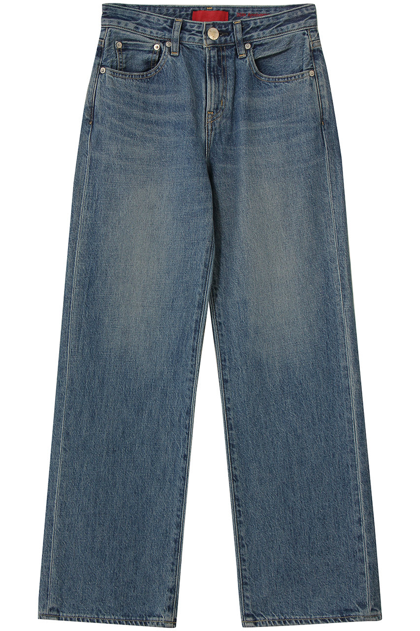 RED CARD TOKYO 35th Anniv. Straight ミッドライズワイドストレートデニムパンツ (kita - Coal Mid, 27) レッドカード トーキョー ELLE SHOP