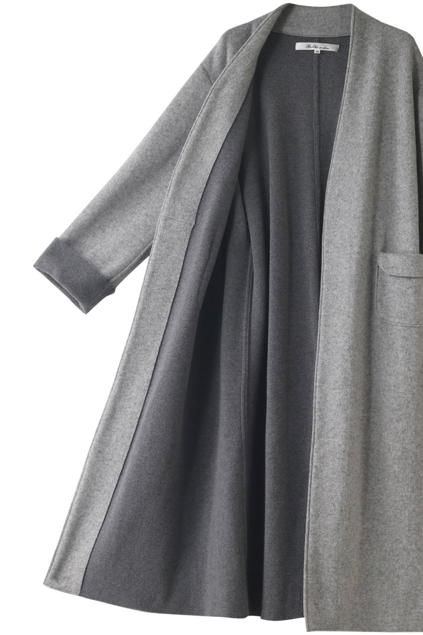 Bilitis dix-sept ans(ビリティス・ディセッタン)|ダブルウールジャージーコート/グレー の通販|ELLESHOP・(エル・ショップ) Bilitis dix-sept ans(ビリティス・ディセッタン)|ダブルウールジャージーコート/グレー の通販|ELLESHOP・(エル・ショップ)