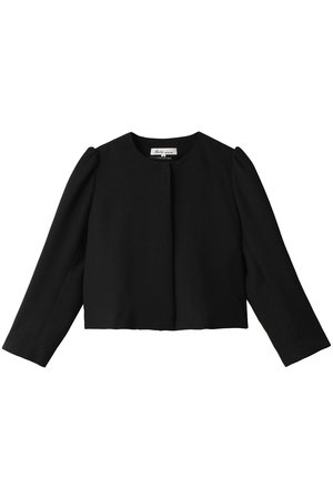 リトルブラッククロップドノーカラージャケット