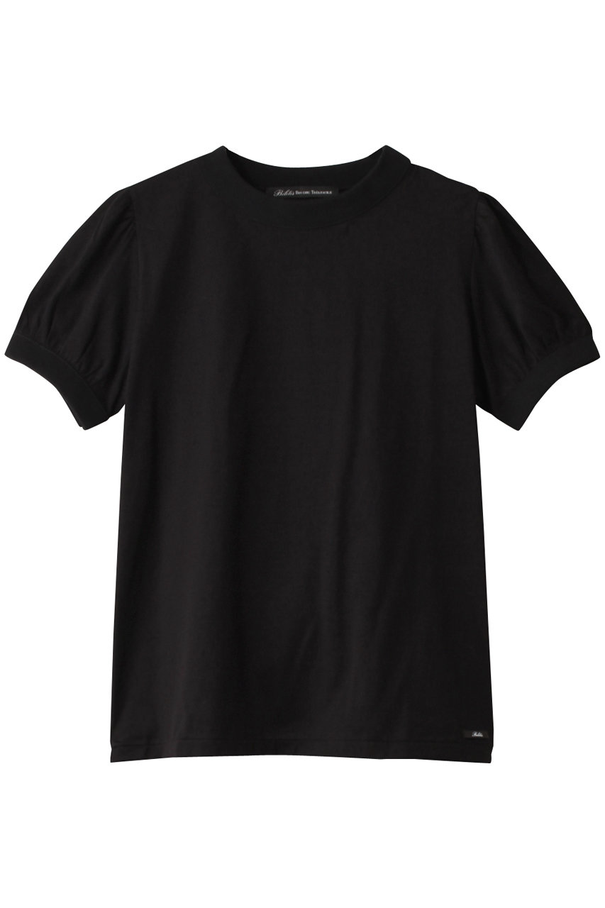 ビリティス・ディセッタン/Bilitis dix-sept ansのリブネックTシャツ(ブラック/2916-433)