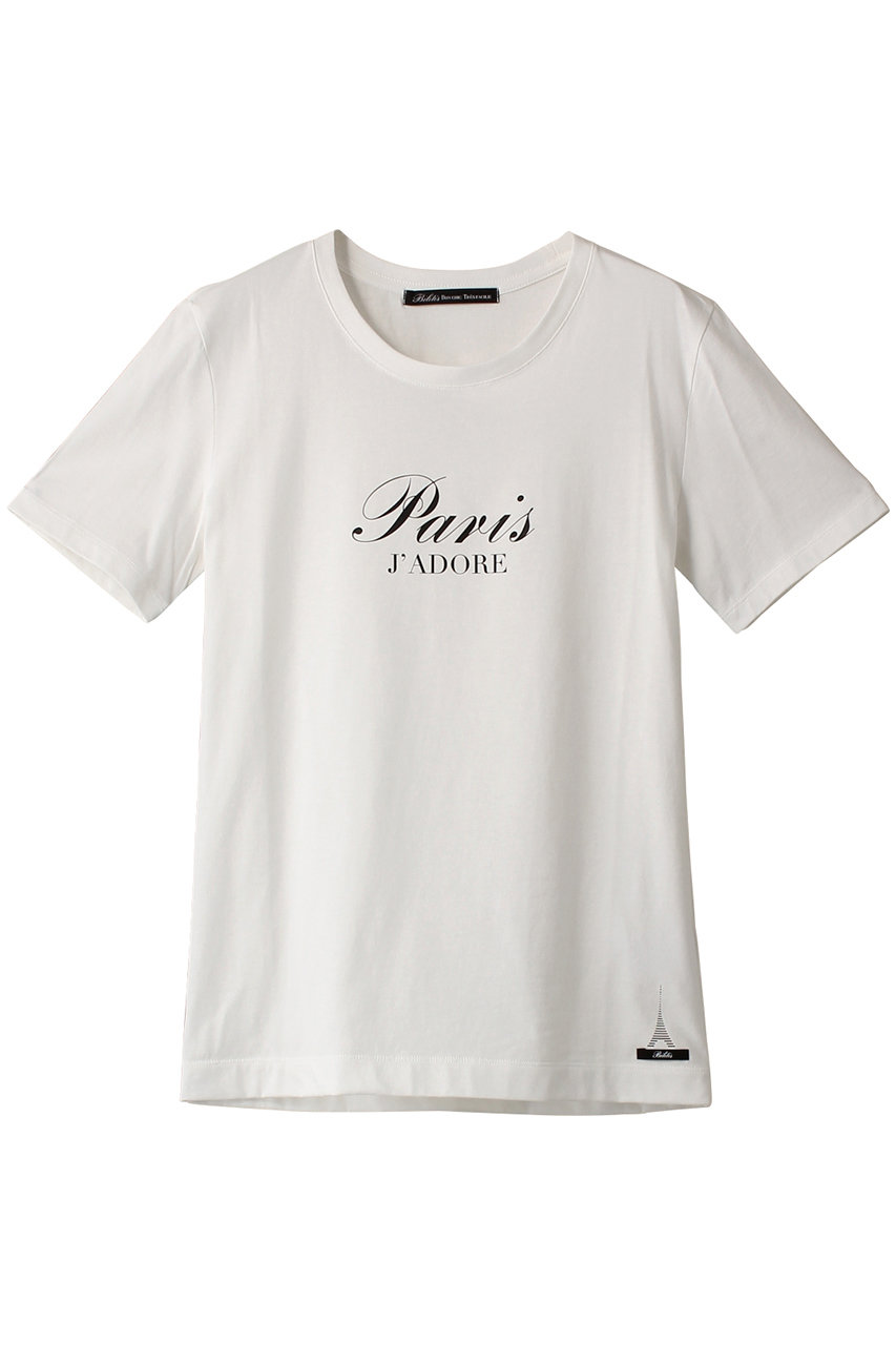 Bilitis dix-sept ans J'adore Paris Tシャツ (ホワイト, F) ビリティス・ディセッタン ELLE SHOP