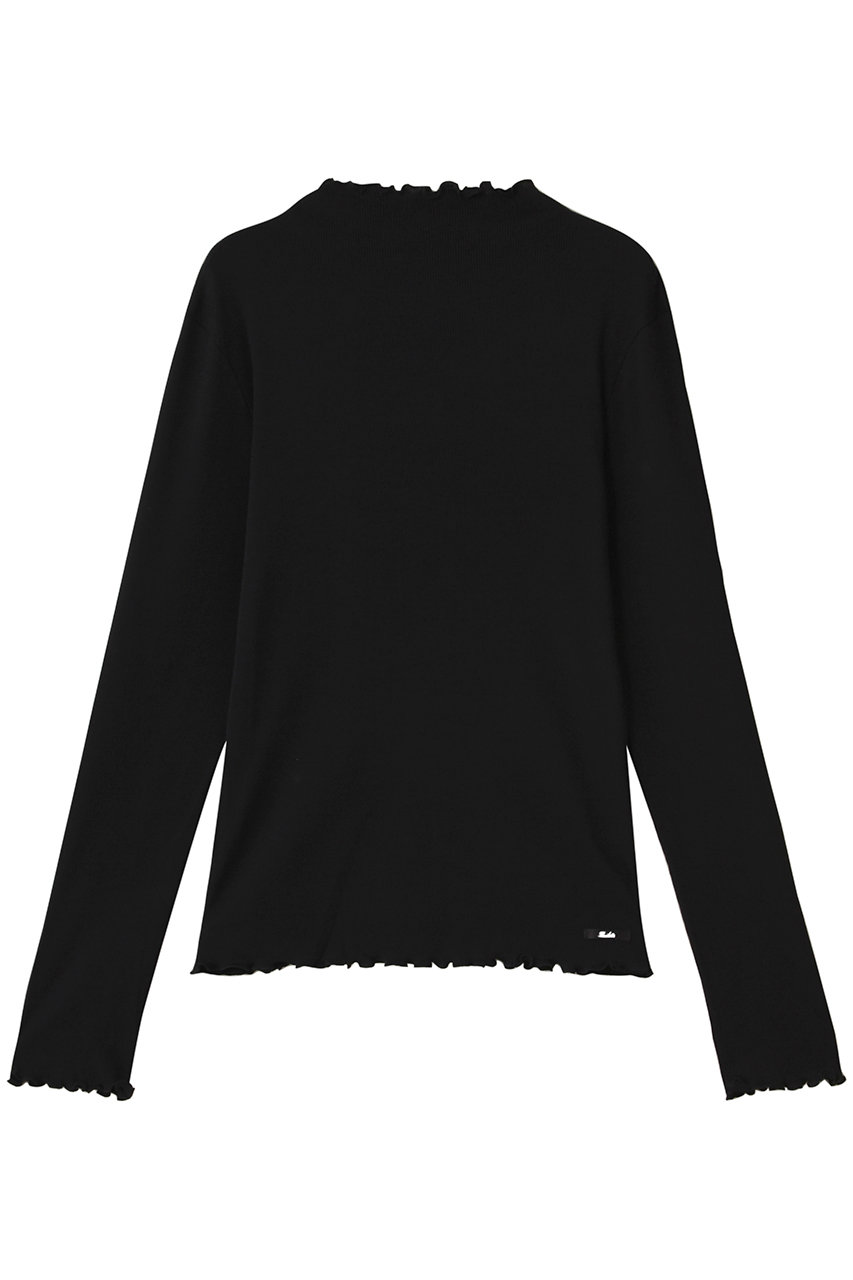 Bilitis dix-sept ans ロールドエッジロングTシャツ (ブラック, F(36)) ビリティス・ディセッタン ELLE SHOP Bilitis dix-sept ans ロールドエッジロングTシャツ (ブラック, F(36)) ビリティス・ディセッタン ELLE SHOP