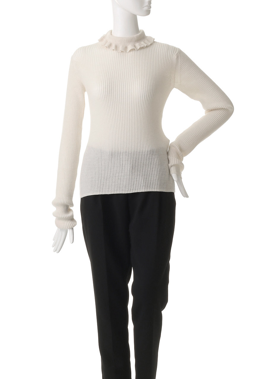 トップス Bilitis dix-sept ans High Neck Pullover Bilitis dix-sept ans(ビリティス・ディセッタン)｜フリルカラープル