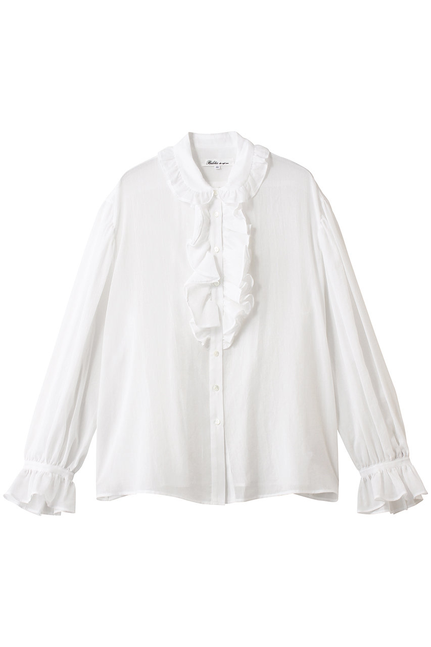 ビリティス・ディセッタン/Bilitis dix-sept ansのラッフルフリルブラウス(ホワイト/2911-940)