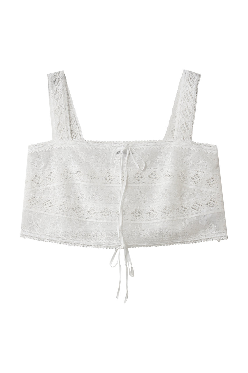 ビリティス・ディセッタン/Bilitis dix-sept ansのレースコンビネーションキャミソール(ホワイト/2911-946)