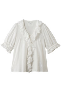 bilitis ピリティスディセッタン カーディガン 半袖 フリル ベージュ 楽天市場】【Bilitis dix-sept ans】 Frill Cardigan ビリティスディ