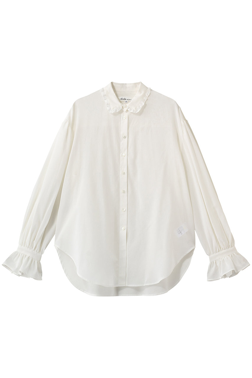 ビリティス・ディセッタン/Bilitis dix-sept ansのボイルリラックスブラウス(ホワイト/2911-951)