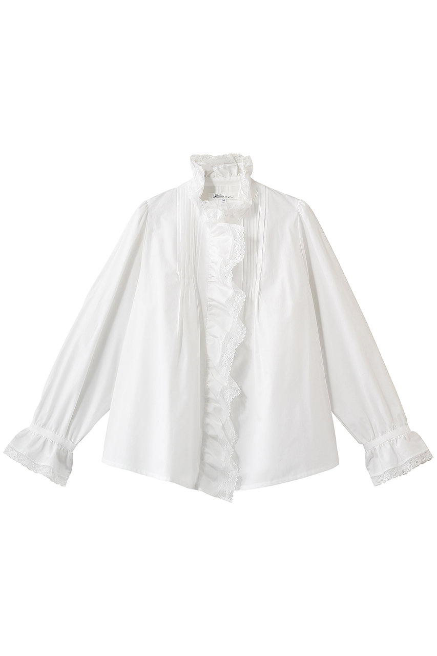 ビリティス・ディセッタン/Bilitis dix-sept ansのクラシックブラウス(ホワイト/2911-952)