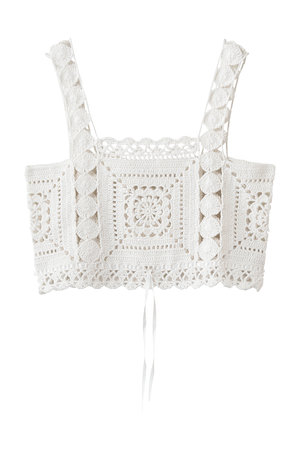 ビリティス・ディセッタン/Bilitis dix-sept ansのハンドニットキャミソール(110300/110301)