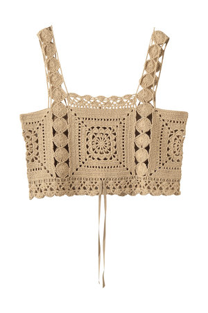 ビリティス・ディセッタン/Bilitis dix-sept ansのハンドニットキャミソール(110300/110301)