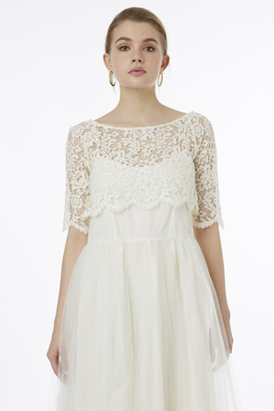 ビリティス・ディセッタン/Bilitis dix-sept ansの【受注生産】レースクロップドトップス(110400/110402)