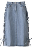 Flyn デニムサイドレースアップスカート