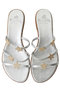 スターストラップフラットサンダル イル サンダロ オブ カプリ/il Sandalo of Capri シルバー