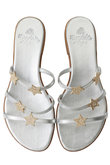 スターストラップフラットサンダル