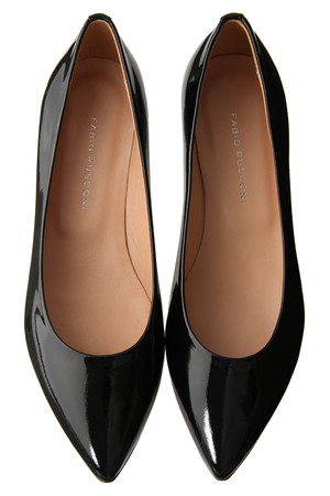 ファビオ ルスコーニ/FABIO RUSCONIのパテントローウェッジパンプス