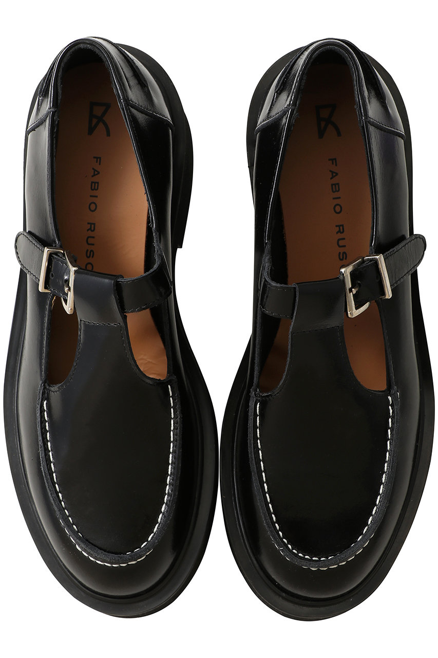 FABIO RUSCONI(ファビオ ルスコーニ)｜Tストラップ厚底ローファー