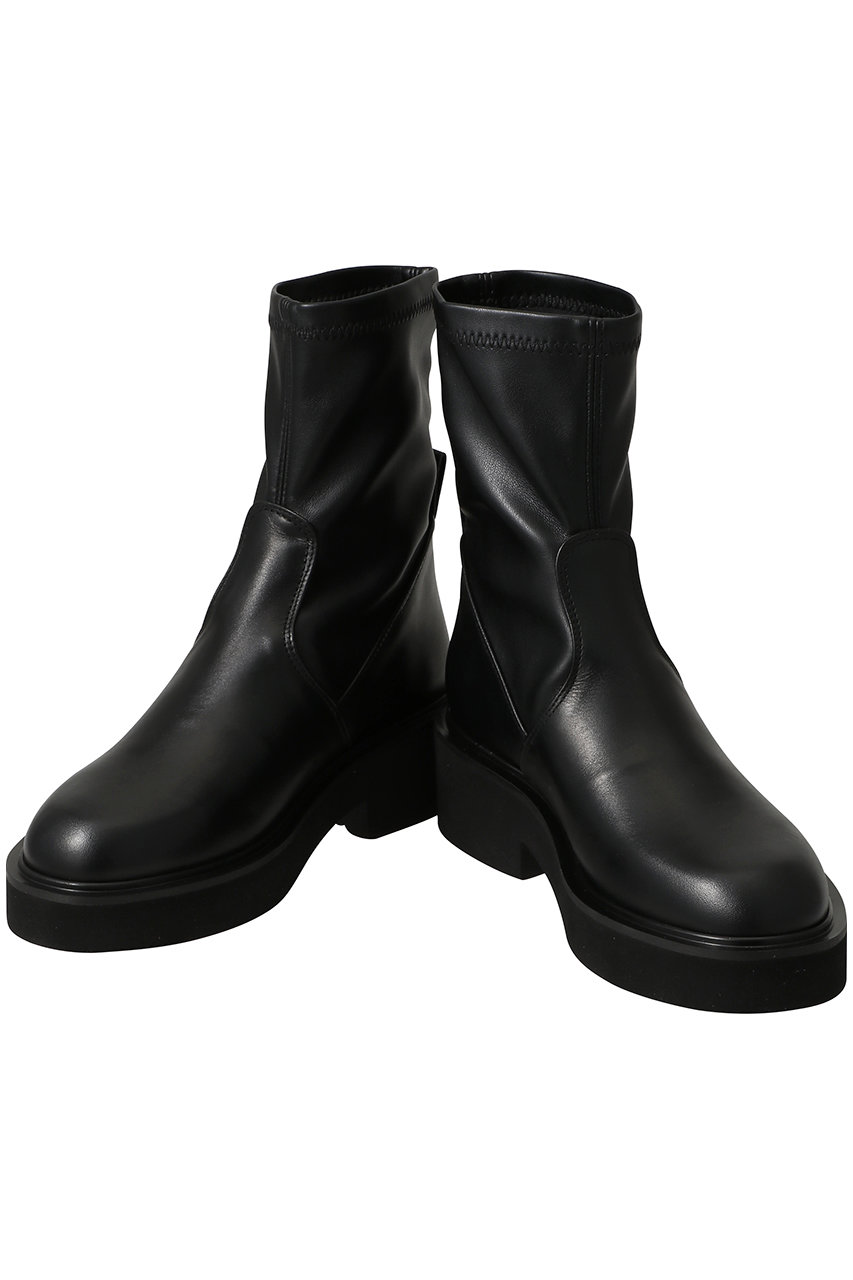 FABIO RUSCONI(ファビオ ルスコーニ)｜厚底ストレッチショートブーツ