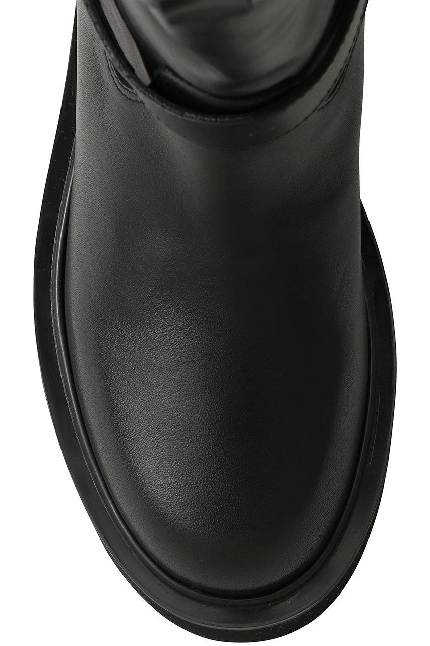 ファビオルスコーニ　ショートエンジニアブーツ　ベルト　ブラック　38 24.5 ファビオルスコーニ ショートエンジニアブーツ ベルト ブラック