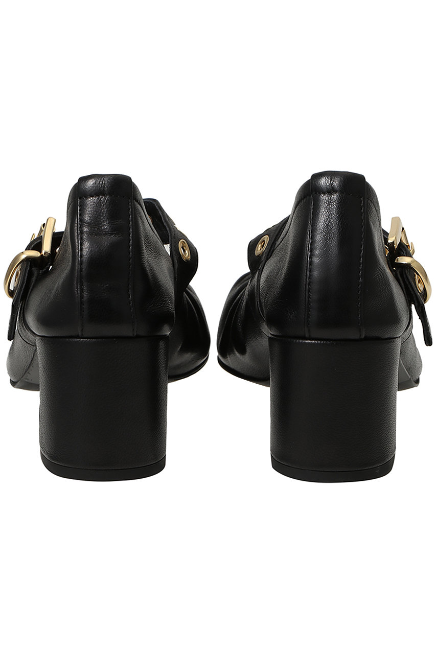 FABIO RUSCONI(ファビオ ルスコーニ)｜ハトメベルト付きギャザー