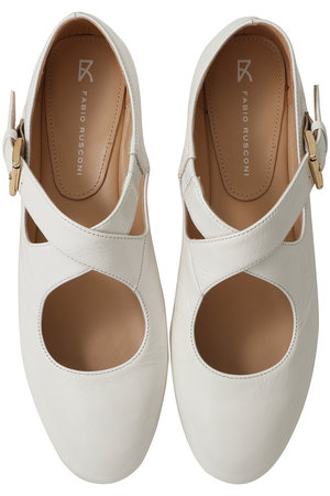 ファビオ ルスコーニ/FABIO RUSCONIのパテントクロスストラップシューズ(130400/130401)