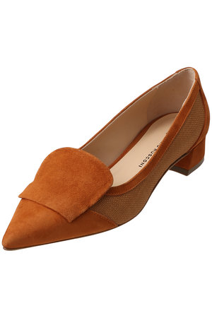 ファビオ ルスコーニ/FABIO RUSCONIのファブリックコンビパンプス(130100/130101)