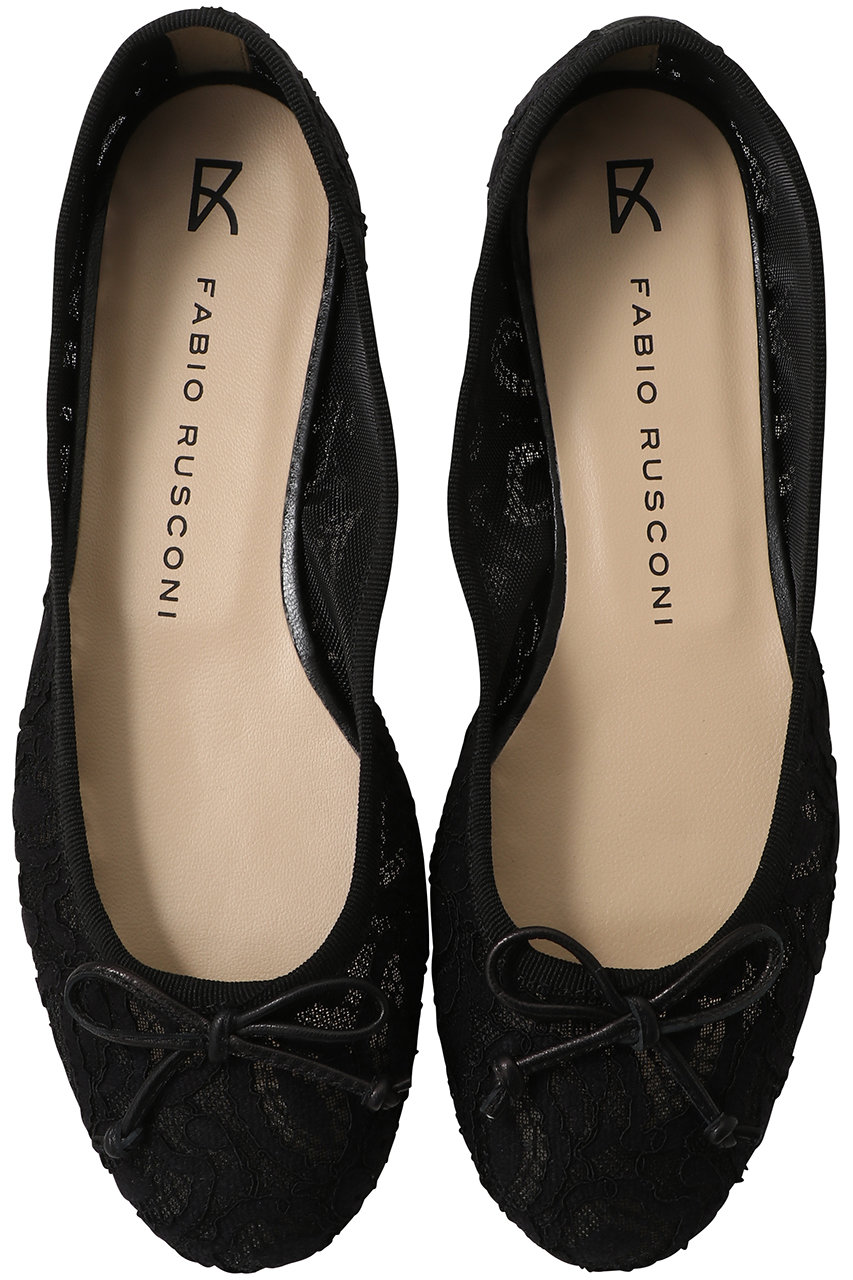 ファビオ ルスコーニ/FABIO RUSCONIのレースバレエシューズ(ブラック/S-1100 RETE)