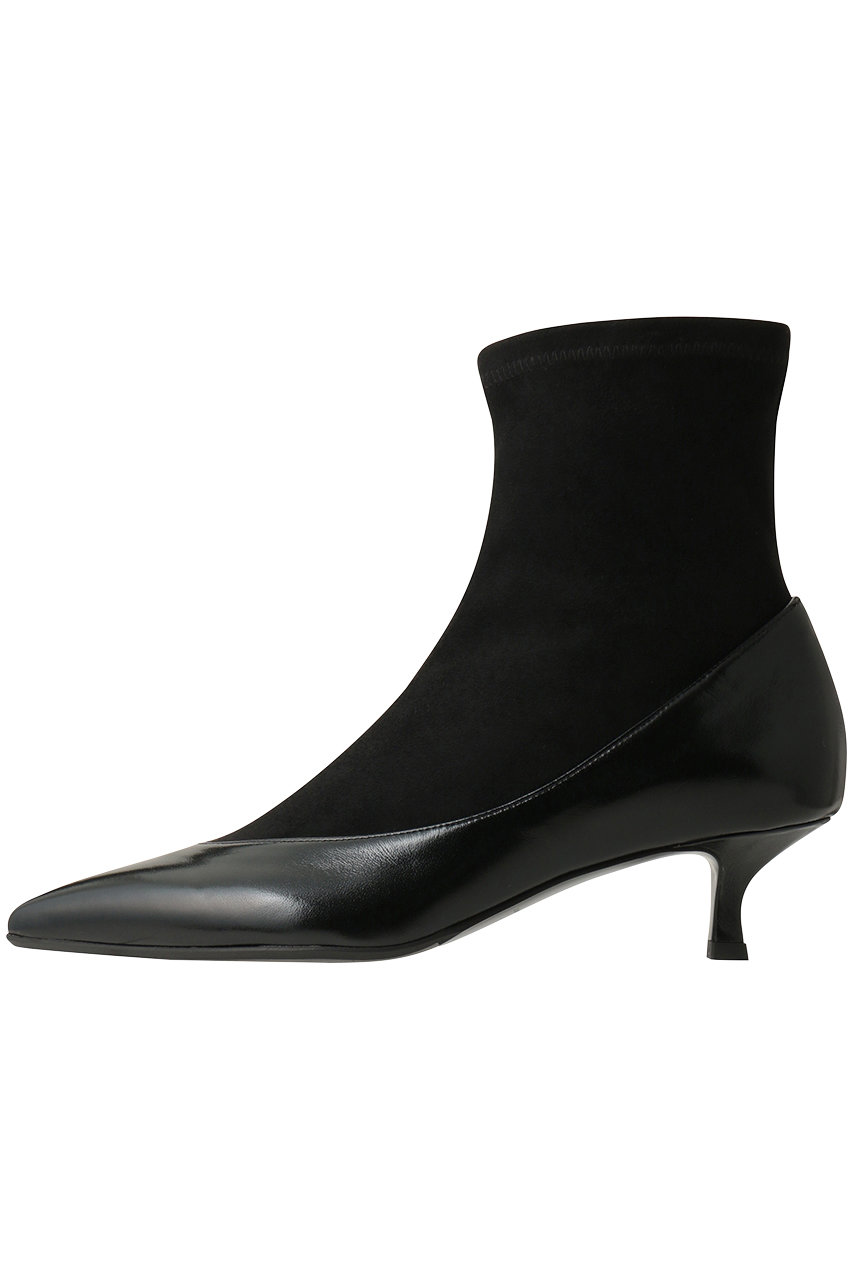 FABIO RUSCONI ソックスドッキングブーツ (ブラック, 37(24)) ファビオ ルスコーニ ELLE SHOP