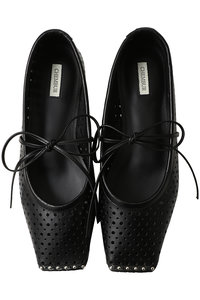 CHEMBUR（チェンバー）/ベルベットスクエアフラットボウシューズ CHEMBUR｜チェンバーのフラットシューズ通販｜ELLE SHOP (エル・ショップ)