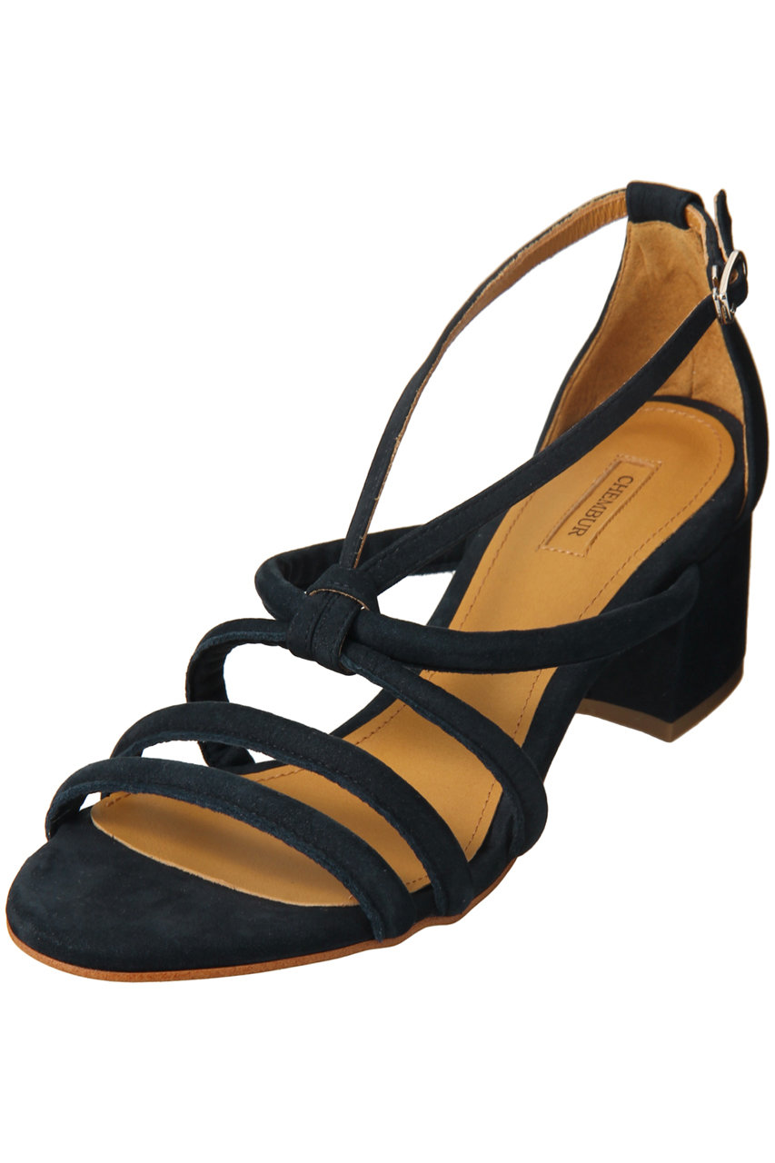 SALE 【50%OFF】 CHEMBUR チェンバー 2ストラップクロスサンダル ネイビー