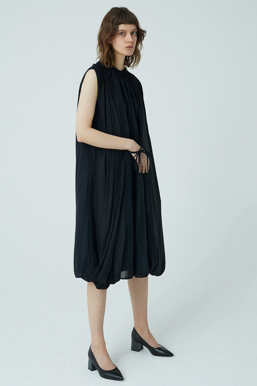 Muller Of Yoshiokubo ミュラー オブ ヨシオクボ サイドバルーンドレス ブラック の通販 Elleshop エル ショップ
