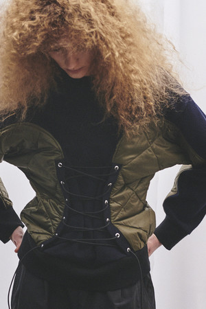 キルトコルセットジャージー