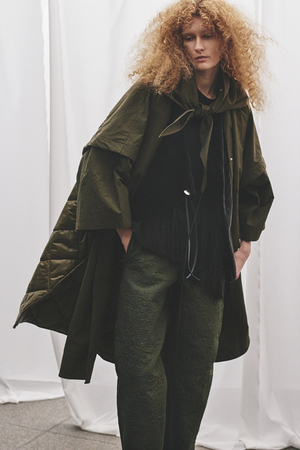 バックキルトポンチョ