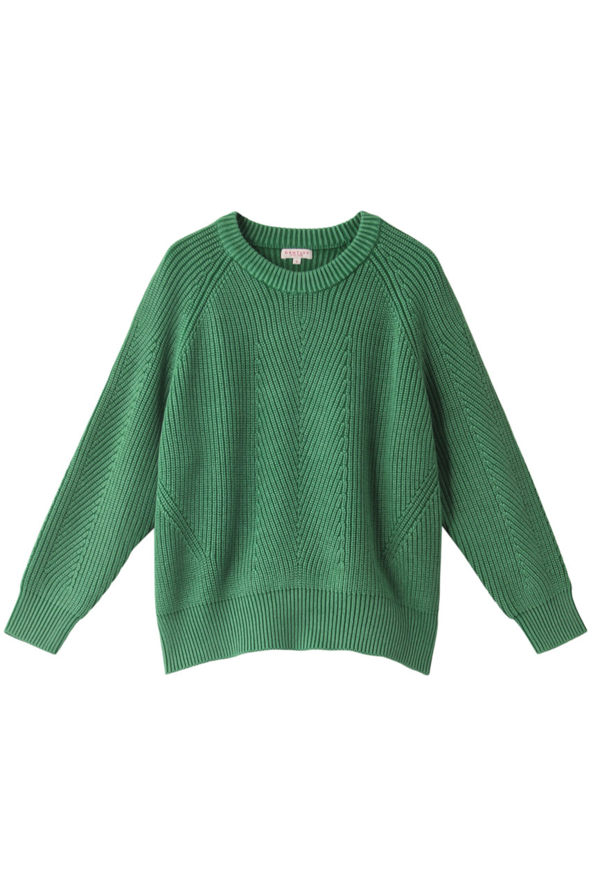 DEMYLEE デミリー CHELSEA コットンニットセーター グリーン