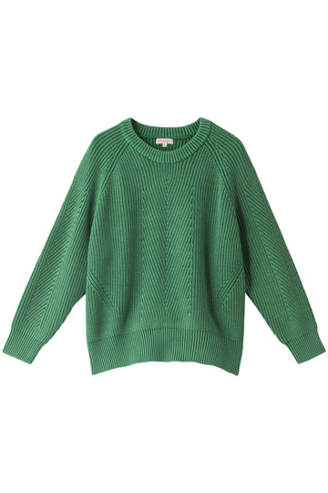 DEMYLEE デミリー CHELSEA コットンニットセーター グリーン