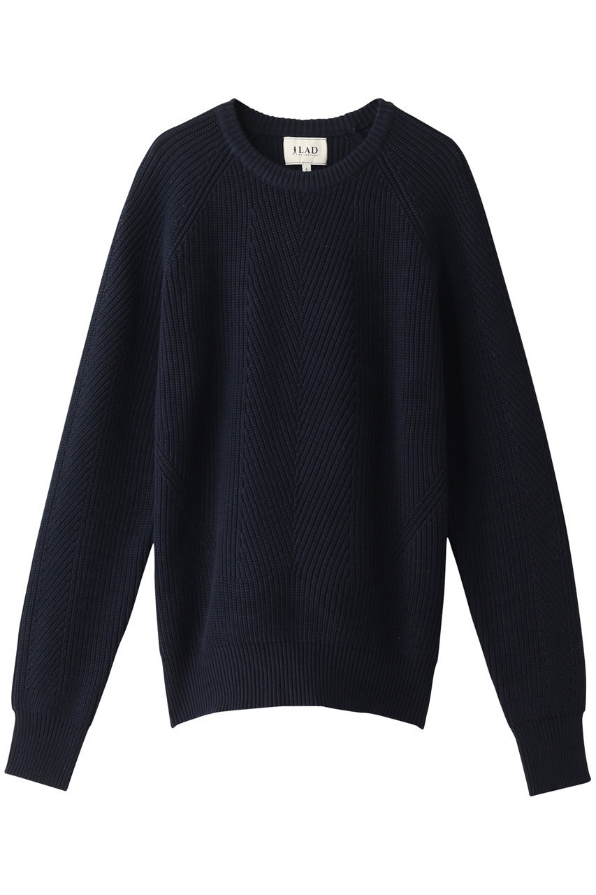 DEMYLEE デミリー メンズ（MENS）【PERMANENT COLLECTION】SERGIO SWEATER コットンセーター ネイビー