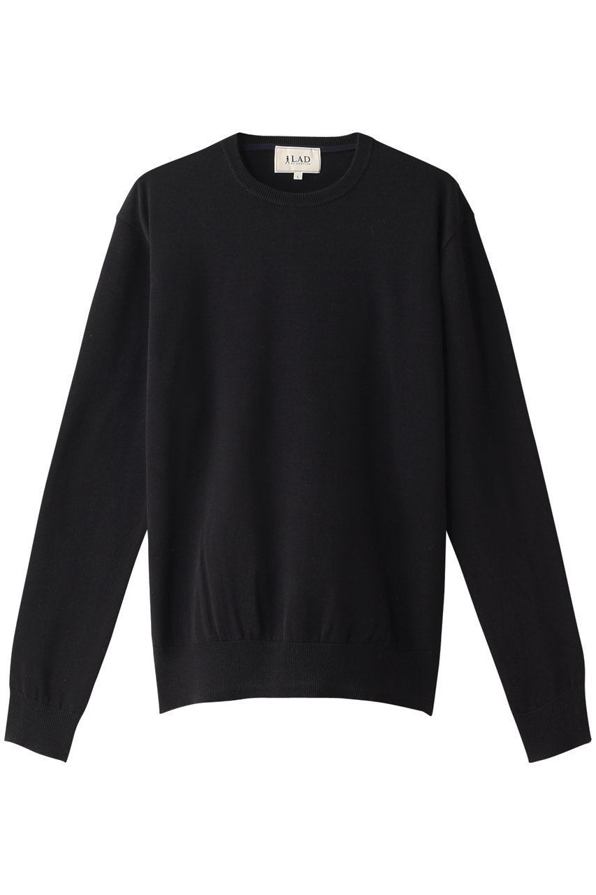 DEMYLEE デミリー メンズ（MENS）【PERMANENT COLLECTION】RYE SWEATER エルボーパッチ付コットンセーター ブラック