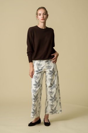 デミリー/DEMYLEEのCOCO シグネチャーカシミヤ クルーネックプルオーバー(110300/110301)