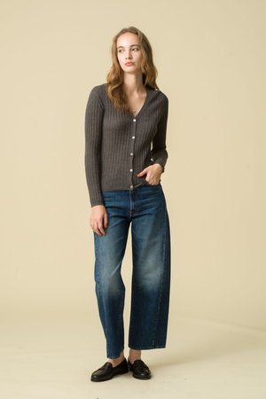 デミリー/DEMYLEEのKELLY シグネチャーカシミヤ リブニットカーディガン(110300/110303)