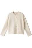 PALMA ウールコットン ニットジャケットカーディガン