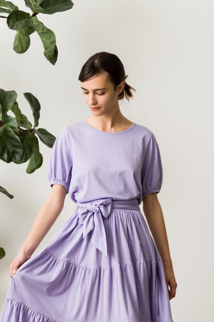 DEMYLEE 別注ロンハーマン　オーガニックコットンロングスリーブtee Steven Alan＞ オーガニックコットン ロングスリーブ Tシャツ BOLD
